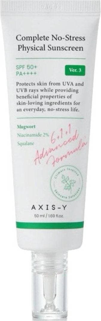AXIS-Y Complete No-Stress Physical Sunscreen V.3 SPF50+ PA++++ 50ml