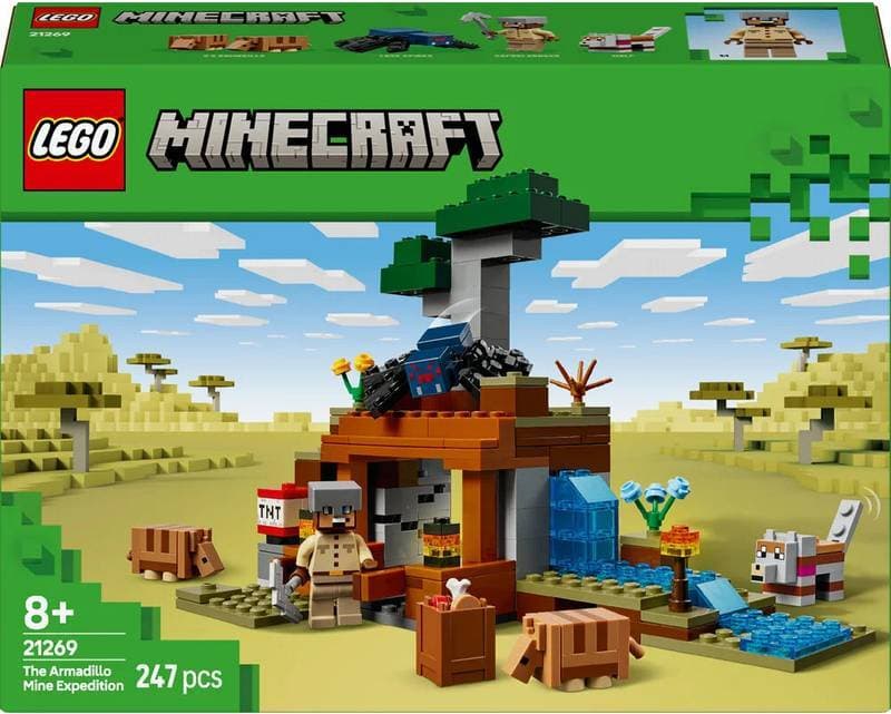 LEGO Minecraft Expeditionen till bältdjursgruvan 21269