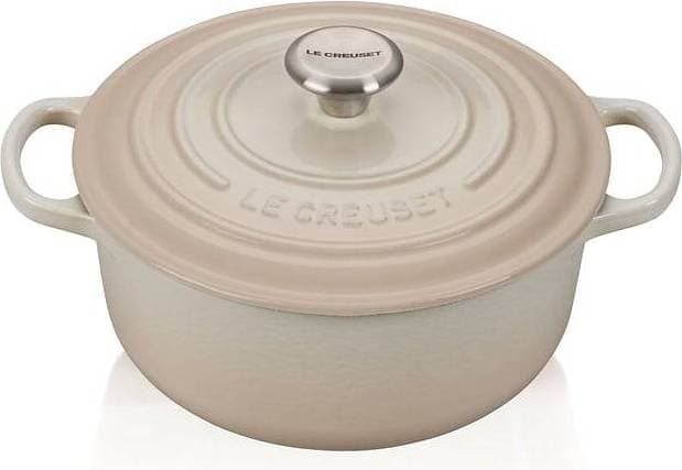 Le Creuset Meringue Signature Round med lock 4.2 L 24 cm