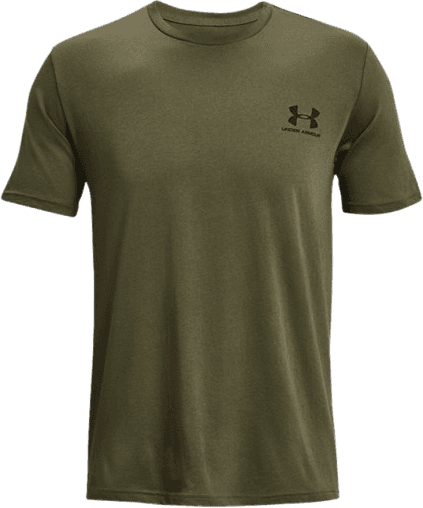Under Armour Left Chest Logo Short Sleeve Men's - Marine OD Green/Black