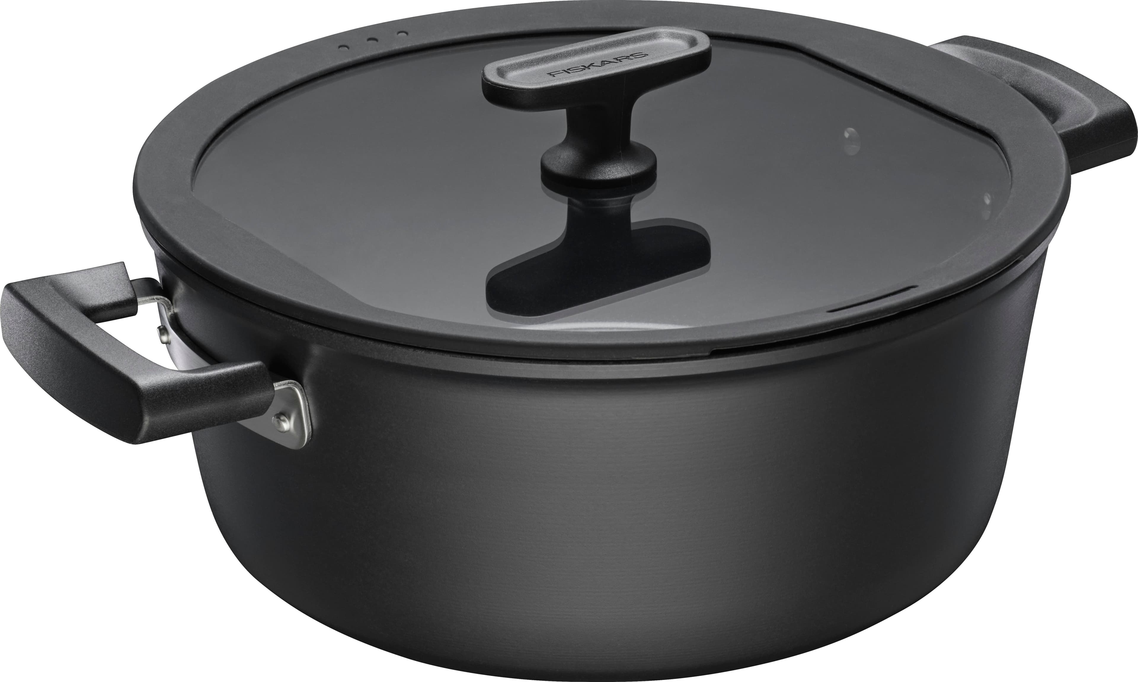Fiskars Hard Face Gryta Med Lock 5 L med lock