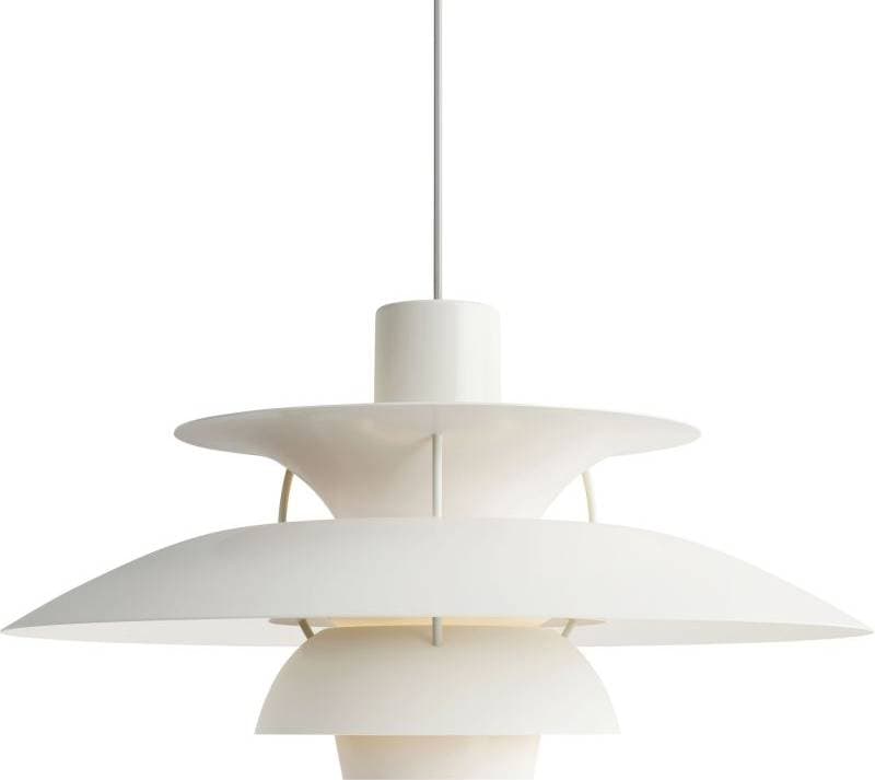 Louis Poulsen PH 5 White Pendellampa ∅ 50cm