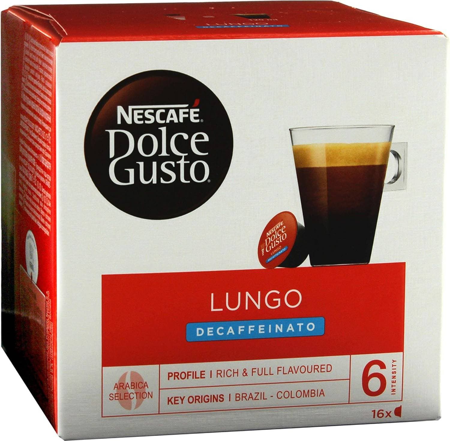 Nescafé Dolce Gusto Lungo Decaf 112g 16st