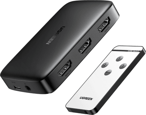 UGREEN HDMI - 3xHDMI/Micro USB B PD HDMI Switcher Splitter F-F