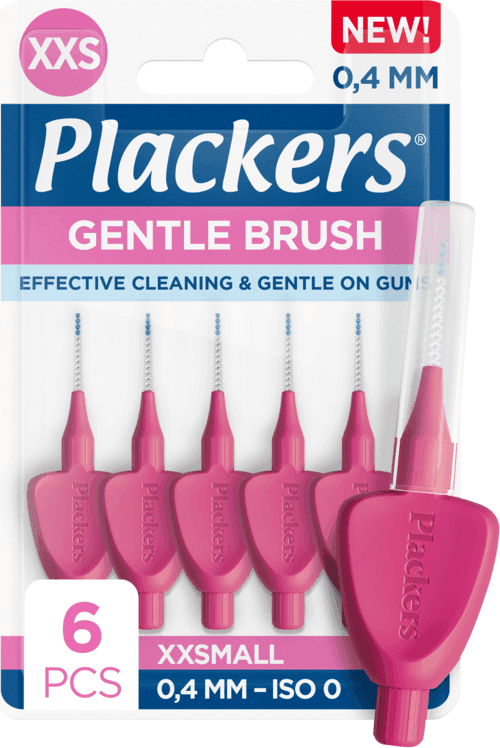 Plackers Gentle Brush 0.4 mm 6-pack