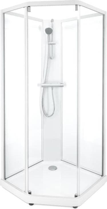 Contura Shower ama Classic Pentagonal Duschkabin 80 x 90 x 208 cm