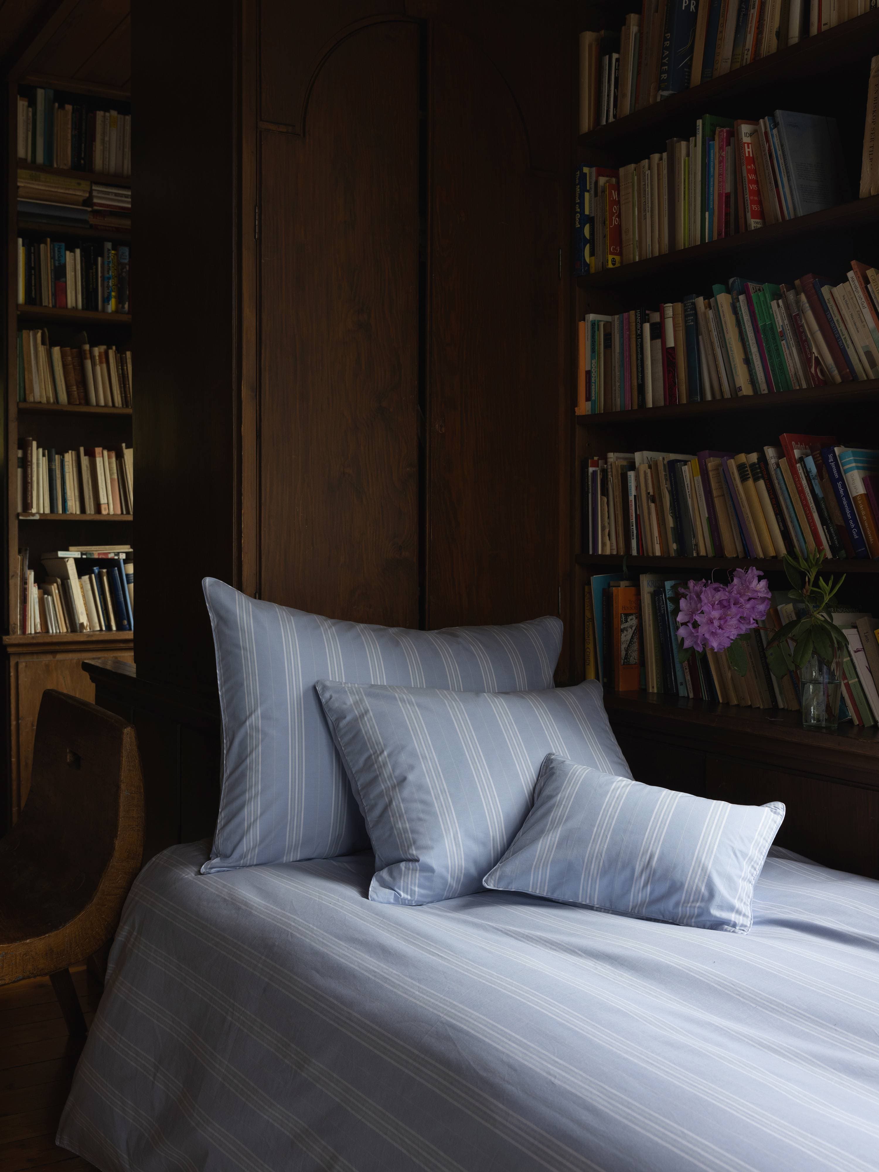 Mille Notti Camicia Ljusblå 50x60 cm Örngott Blå (60x50cm)