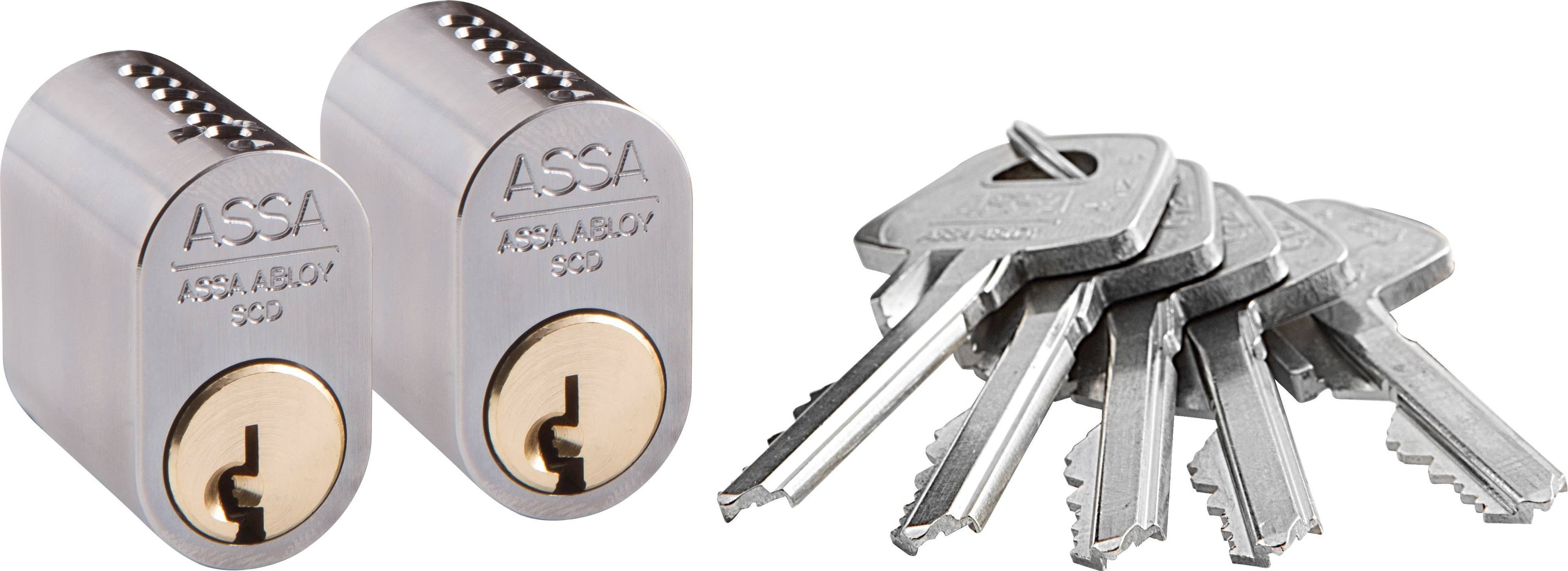 Assa Abloy 1301 2-pack Chrome