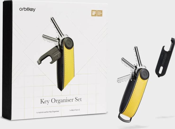 orbitkey Key Organiser Hybrid Leather Multi-Tool v2 Set