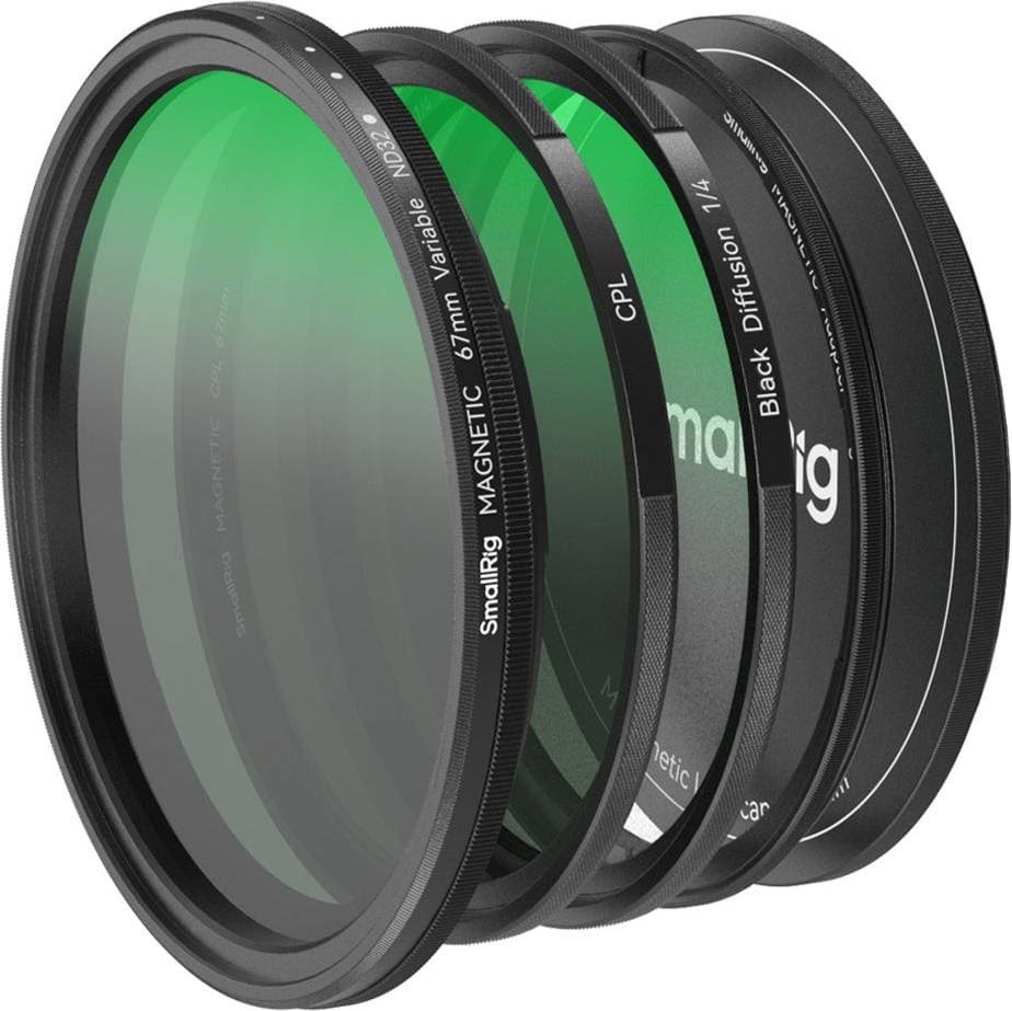 Smallrig 5-in-1 Attachable Filter Kit VND 2-32 & CPL & 1/4 Effect Black