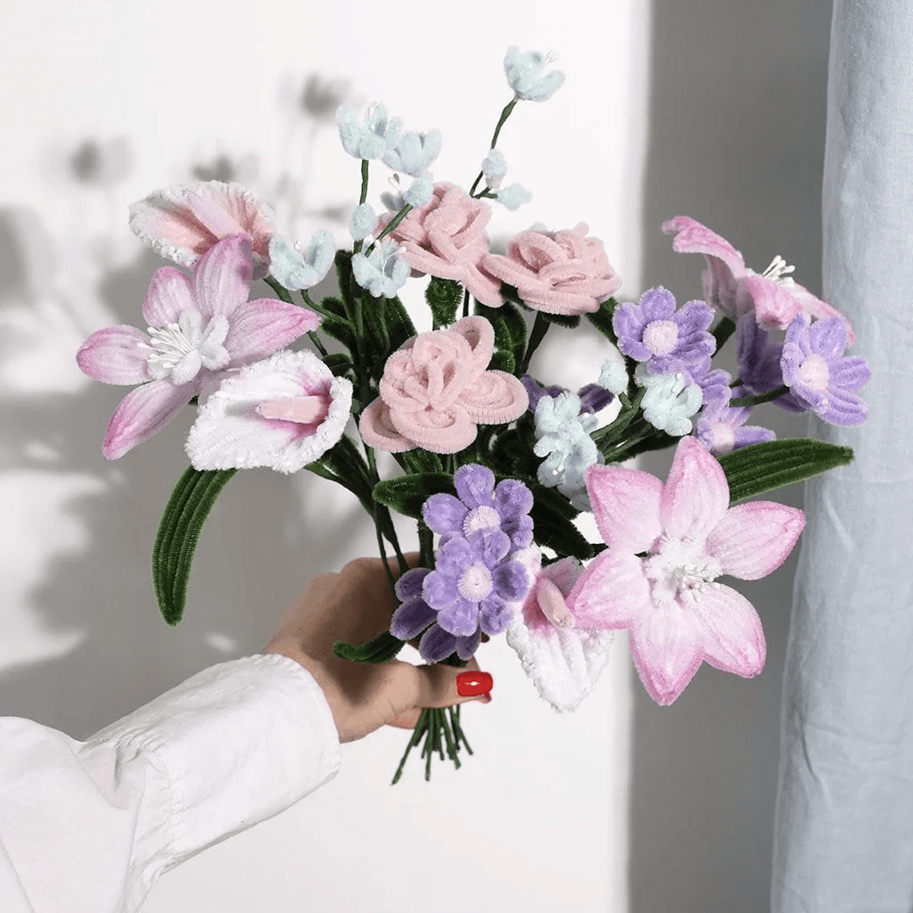 Creativ Company DIY Kit Blommor av Piprensare