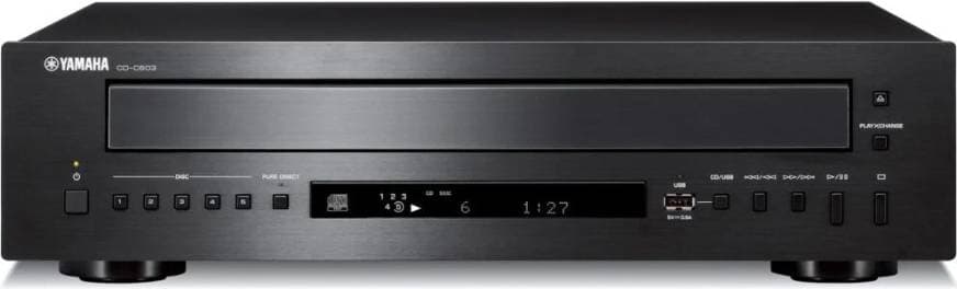 Yamaha CD-C603 CD-Växlare Svart