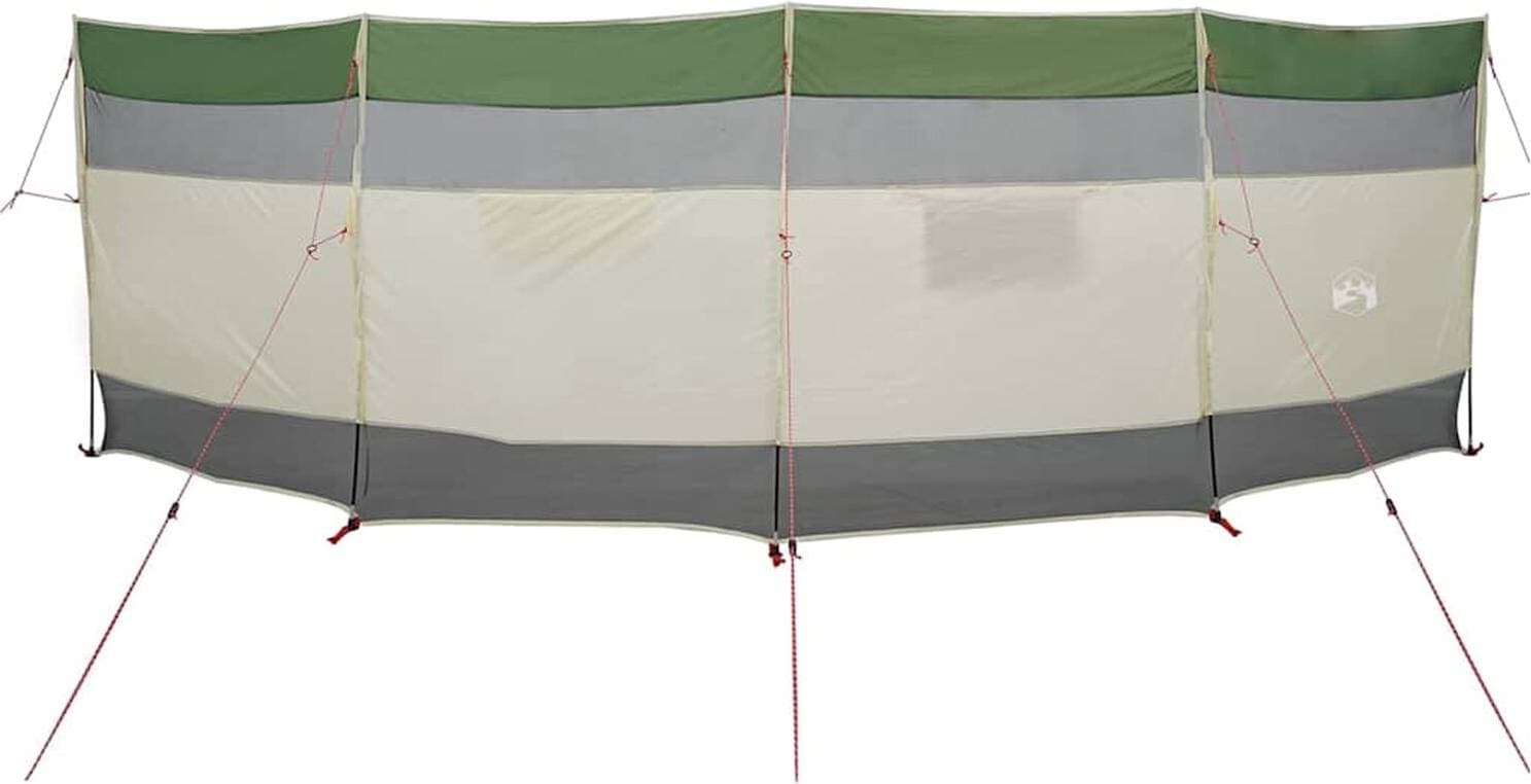 vidaXL Vindskydd För Camping Grön Vattentät 510 x 153 cm