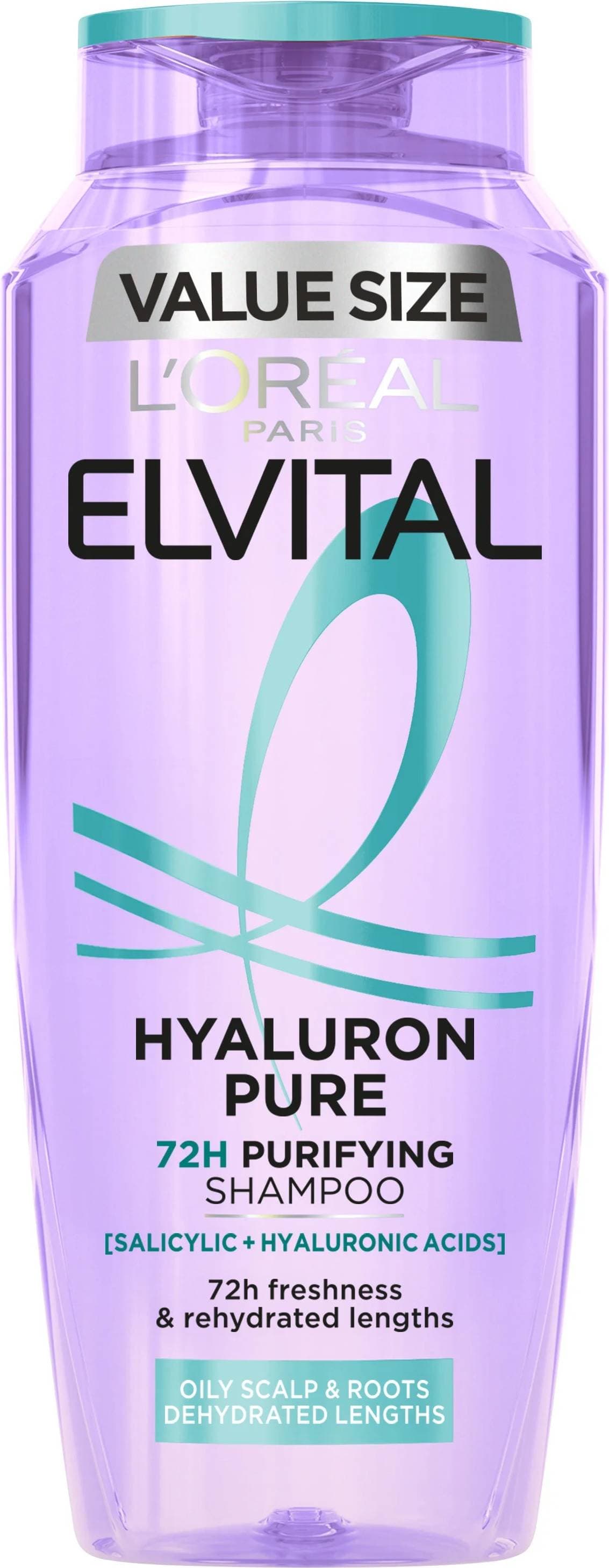 L'Oréal Paris Elvital Hyaluron Pure Shampoo 500 ml 500ml