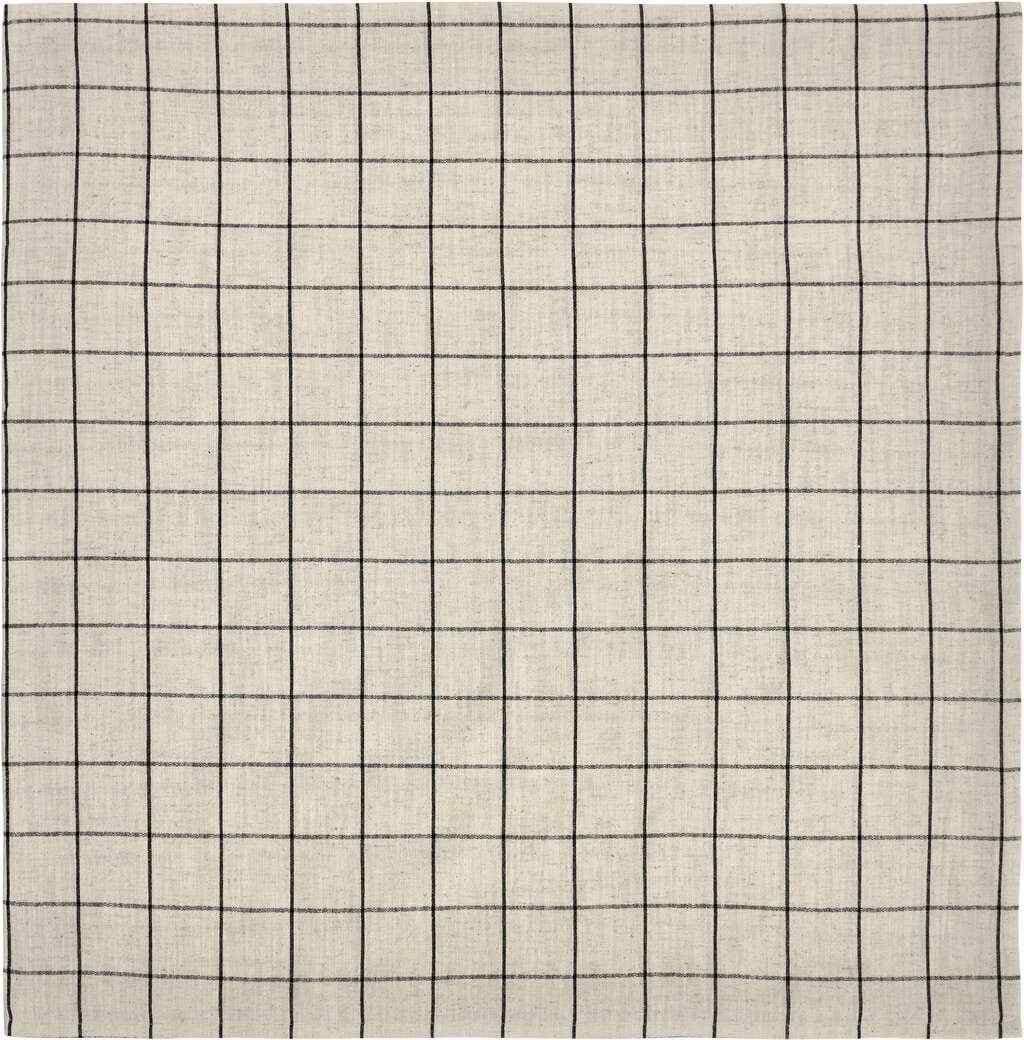 House Doctor Hdjoin Duk 150 x 150 cm Off-white Bordsduk Svart (150x150cm)