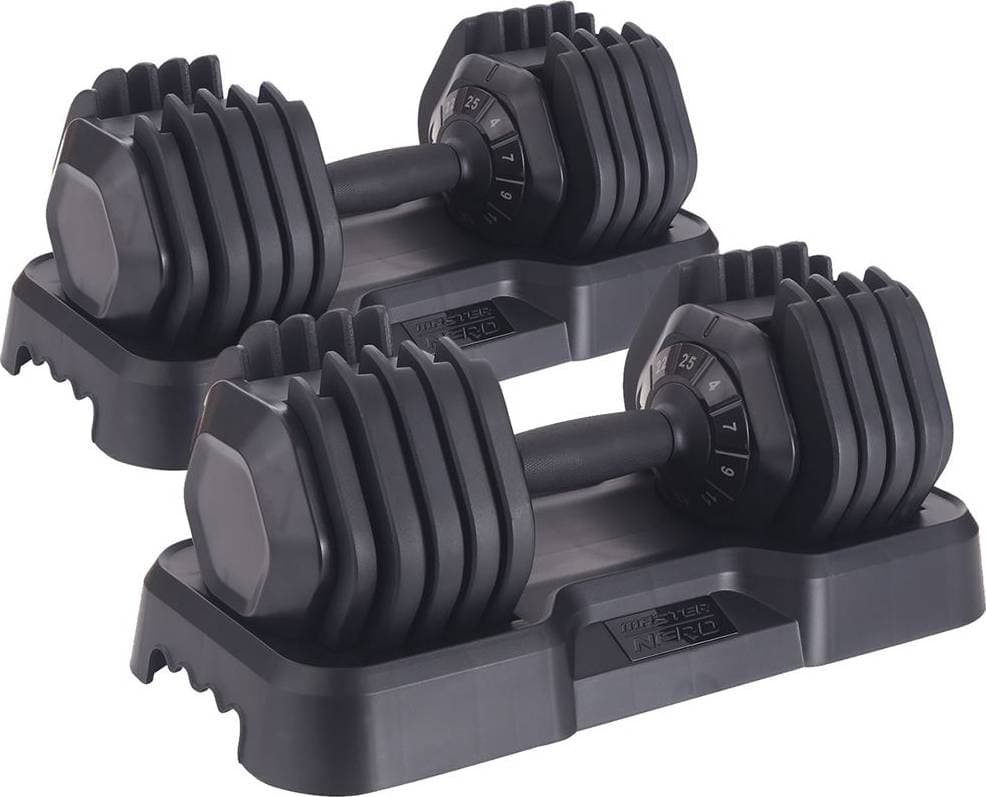 Master Fitness Nero Adjustable Dumbbell 25 kg