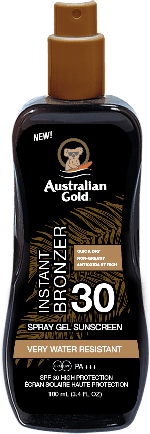 Australian Gold Instant Bronzer Spray Gel SPF30 PA+++ 100ml