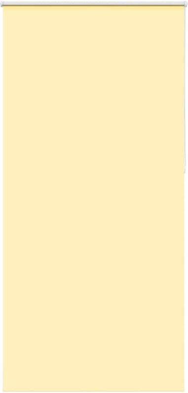 vidaXL Rullgardin Mörkläggningsgul 115x210 cm Tyg Bredd 110,7 cm