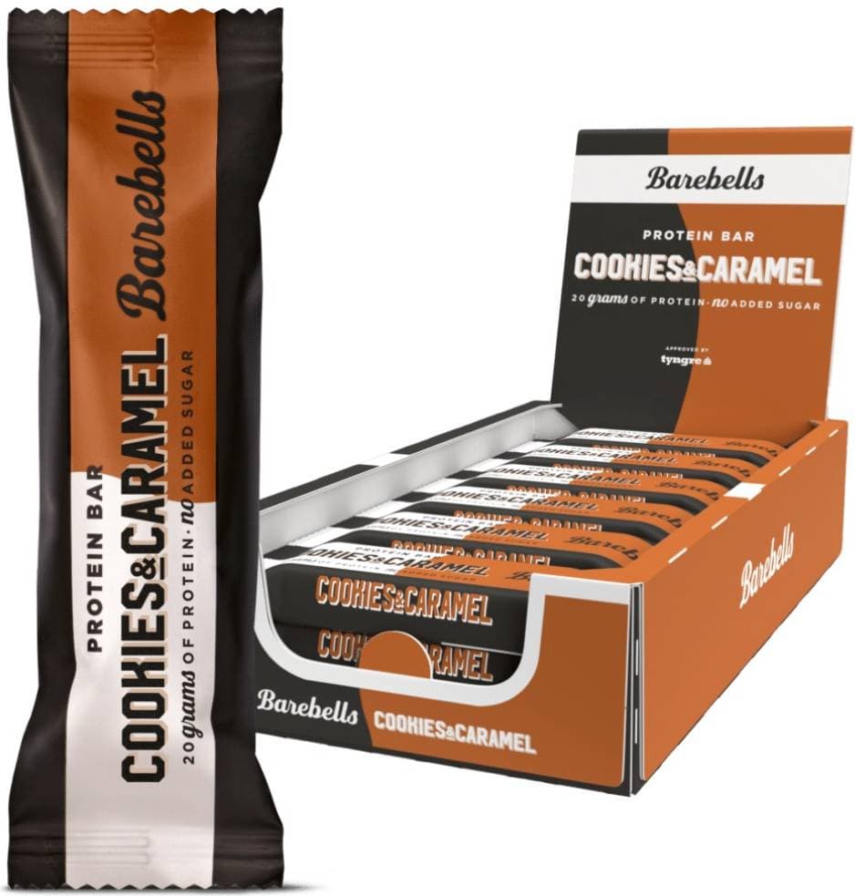 Barebells Protein Bar Cookies Caramel 10x55g 12-Pack 12 st