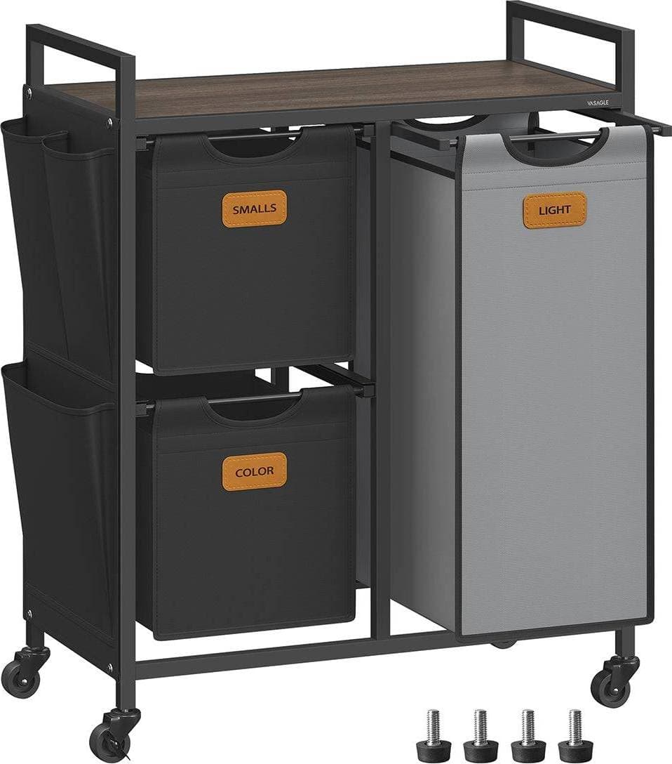 Vasagle Tvättkorg 3 Fack 100 L BLH202B01