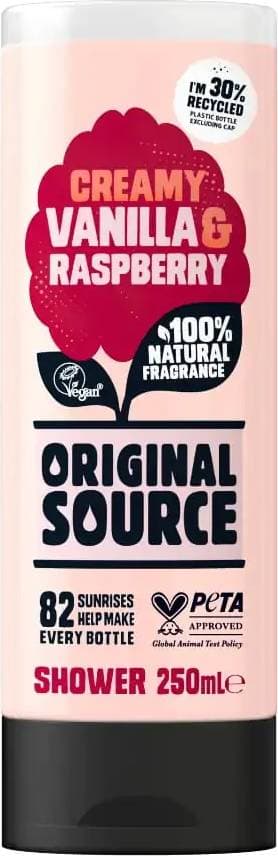Original Source Creamy Vanilla & Raspberry Shower Gel 250ml
