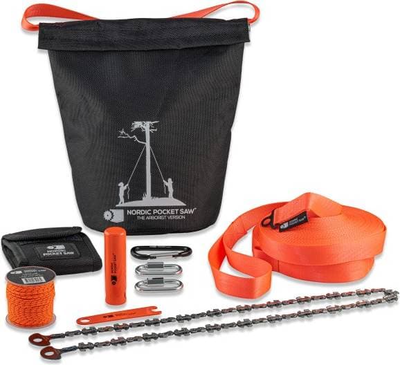 Nordic Pocket Saw Arborist V.2 Orange/Black Handkedjesåg