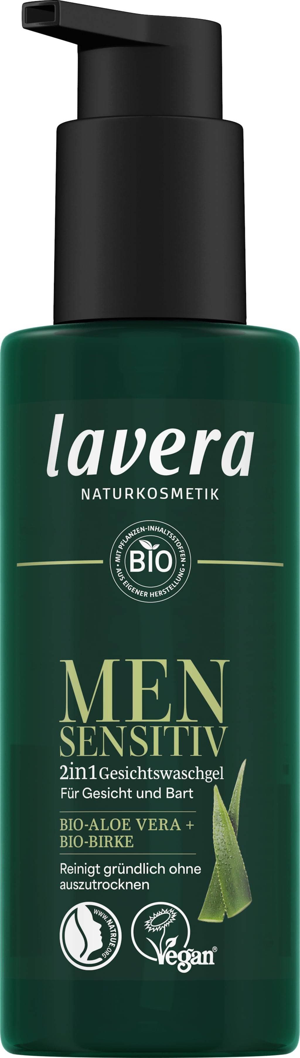Lavera Men Sensitive 2in1 Ansiktstvättgel 150 ml 150ml