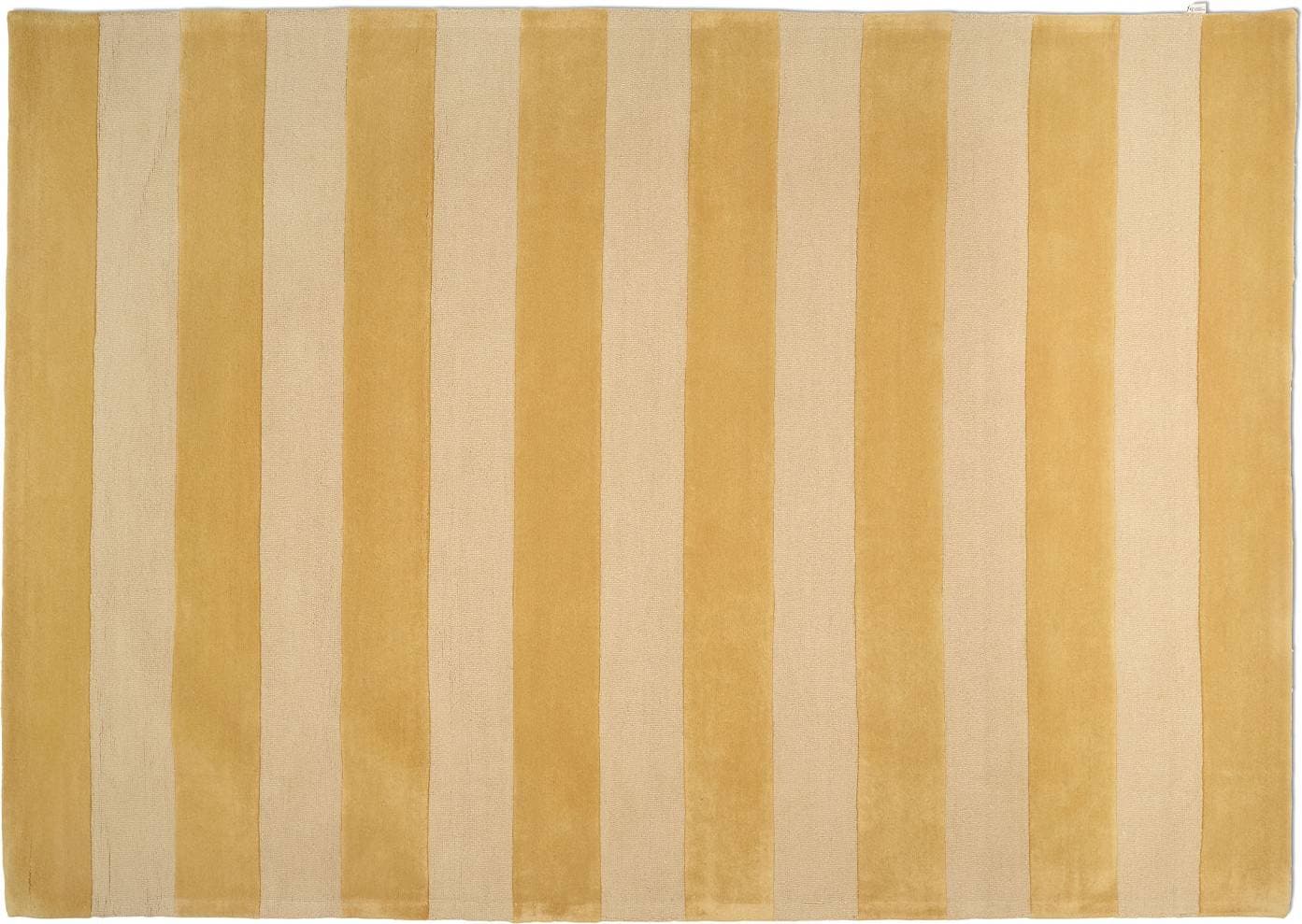 Classic Collection Stripe Boucle Matta 170x230 Gul Gul cm
