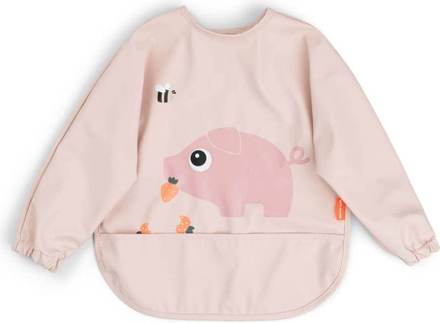 Done by Deer Haklapp Med Ärm Tiny Farm Powder Rosa