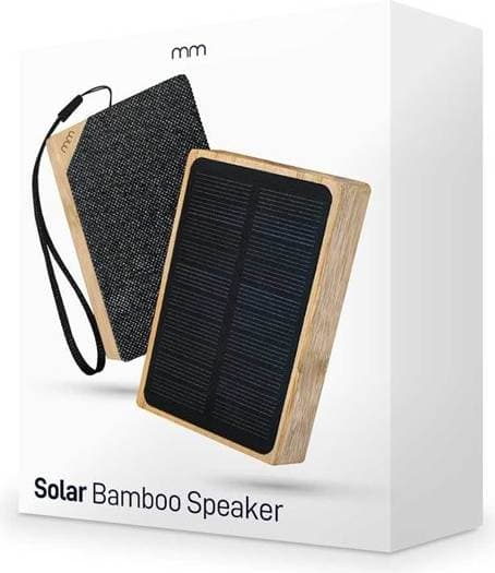 MikaMax Solar Bamboo Speaker