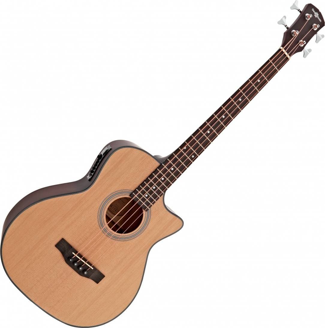 Gear4music Semiakustisk Basgitarr