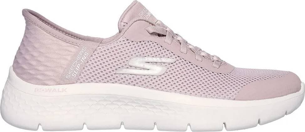 Skechers GO Walk Flex Grand Entry, Mauve Textile/Trim, UK, Mauve Textile Trim