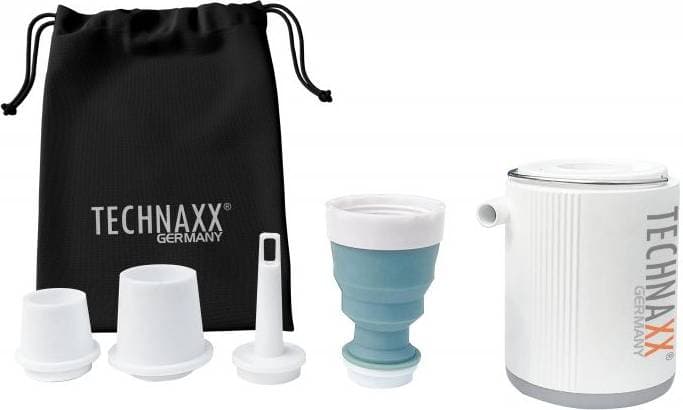 Technaxx Bärbar Miniluftpump TX-261 1300mAh Battery