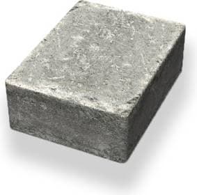 Benders Marksten Troja Antik Halv Grå F 105 x 140 x 50 mm