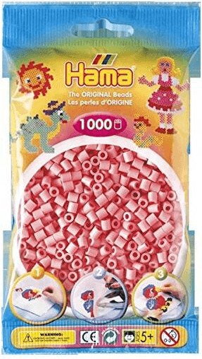 Hama Midi Perler Pink 1000stk 207-06