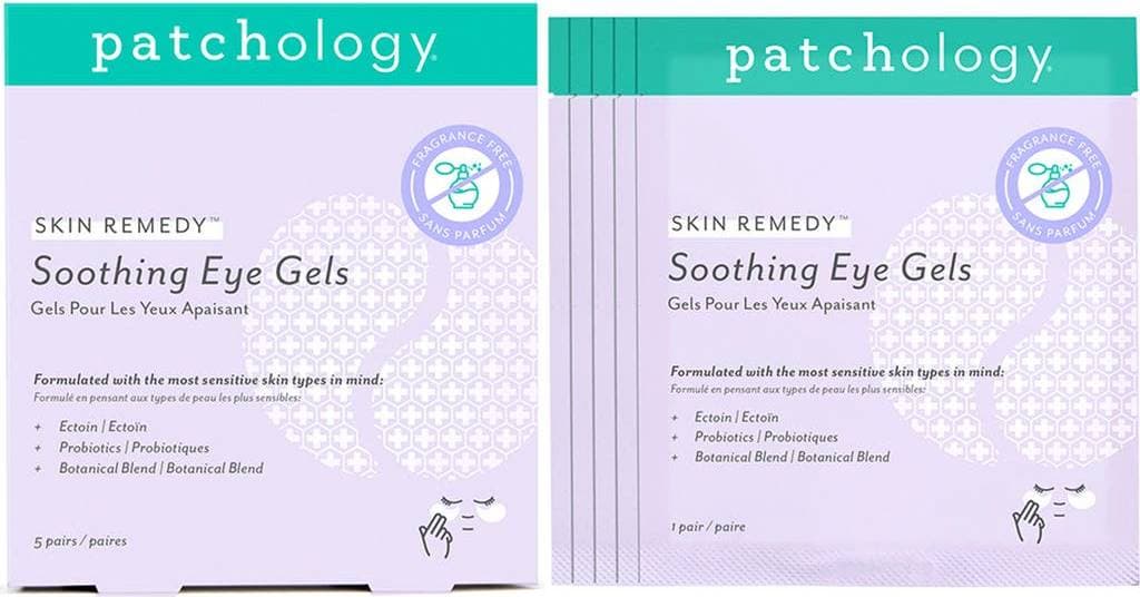 Patchology Skin Remedy Soothing Eye Gels Ögonmasker 5 x 59g