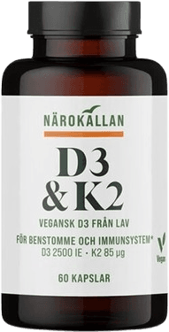 Närokällan D3 & K2 60 st