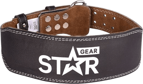 Star Nutrition Gear Lyftarbälte Läder Svart