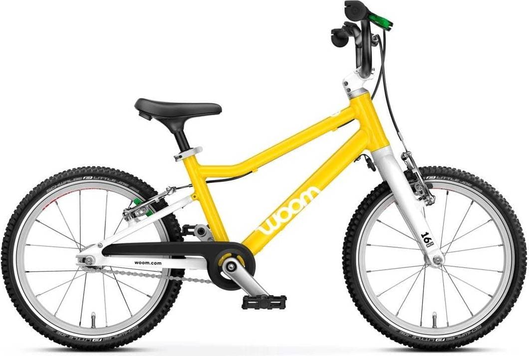 Woom Barncykel Go 3 16 in Yellow Barncykel