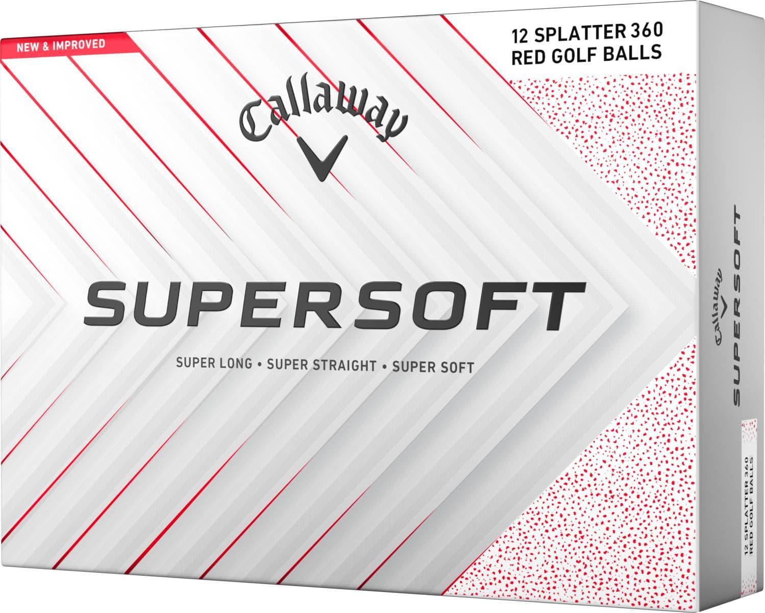 Callaway Supersoft Splatter Röd