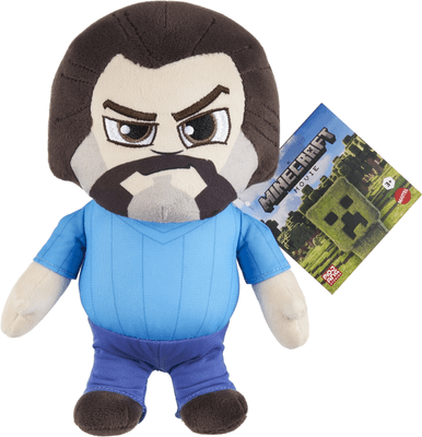Mattel Minecraft Movie Basic Steve Plush 23cm