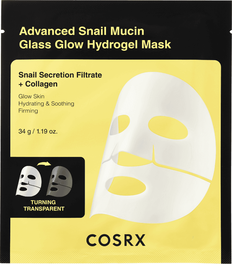 Cosrx Advanced Snail Mucin Glass Glow Hydrogel Mask 1 Pcs