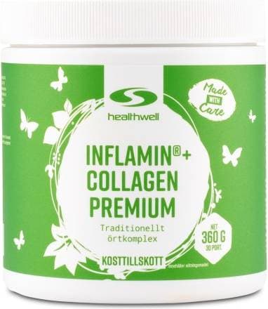 Healthwell Inflamin Collagen Premium, Naturligt äpple, 360