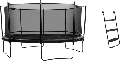 North Trampoline Legend Studsmatta Oval 3,5 m x 2,5 m + Stege