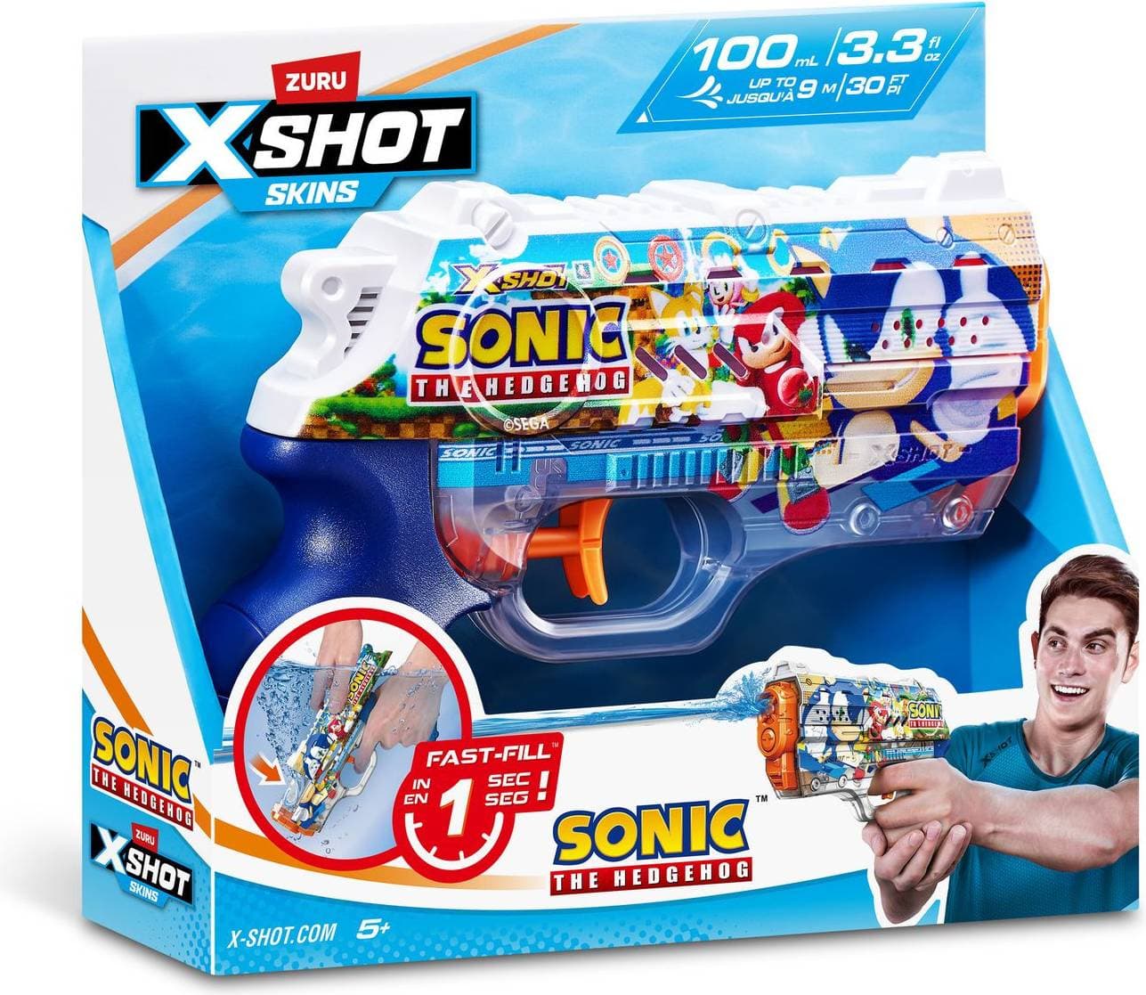 Zuru Nano Fast Fill Sonic Vattenpistol 100 ml