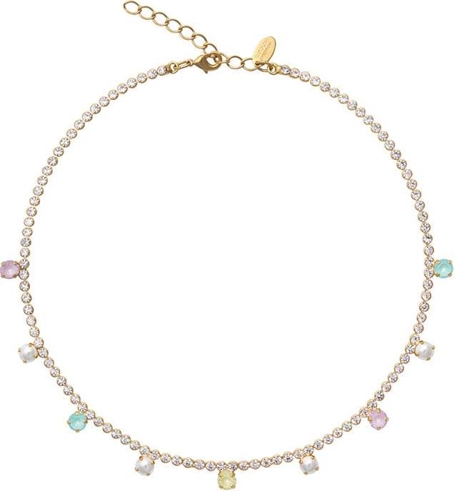 Caroline Svedbom Millie Necklace Soft Pastel Combo - Guld