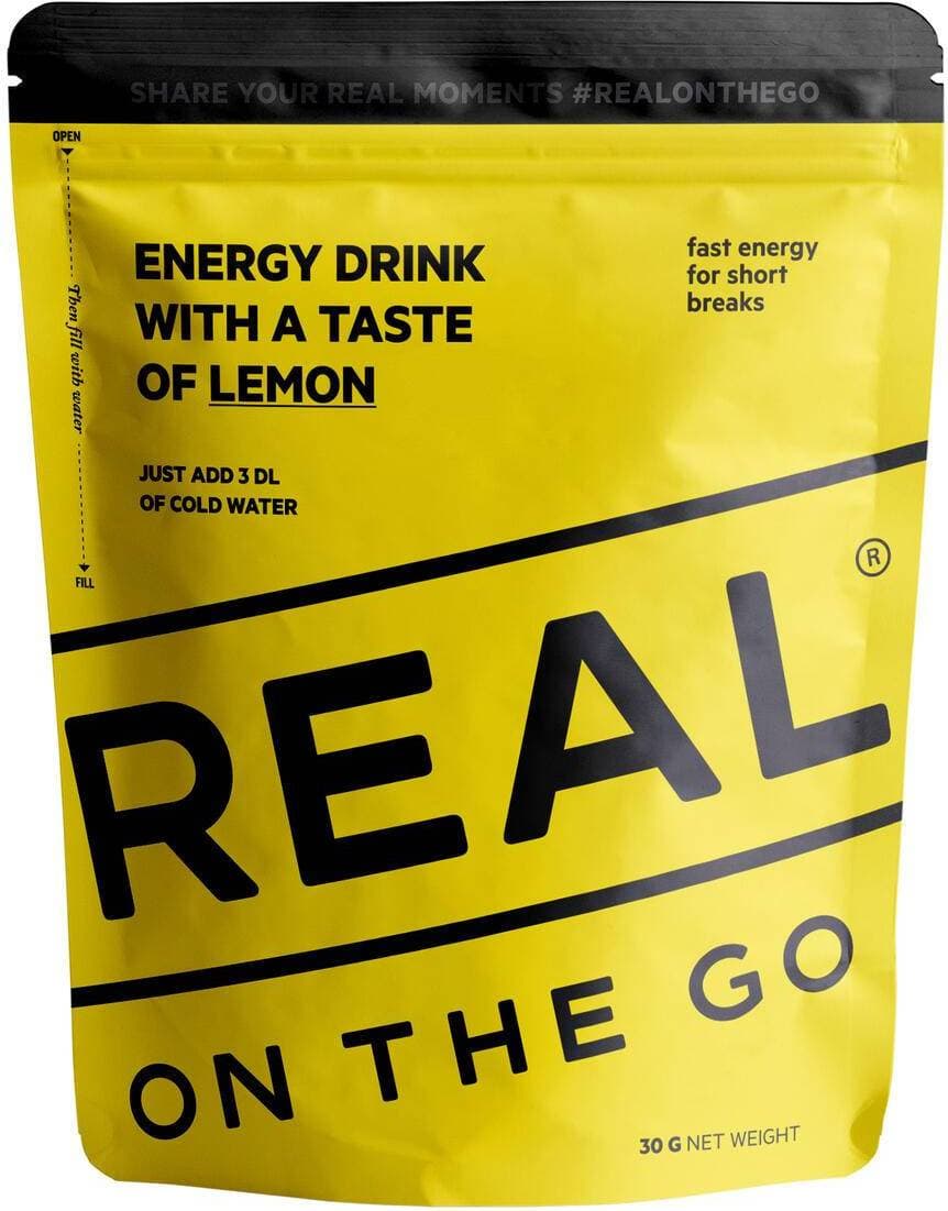 Real On The Go On The Go Energy Drink Taste Of Lemon