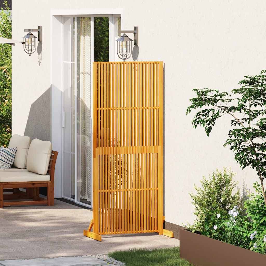 vidaXL Privacy Screen Indoor Outdoor 180.5 cm Solid Acacia Wood Room Divider