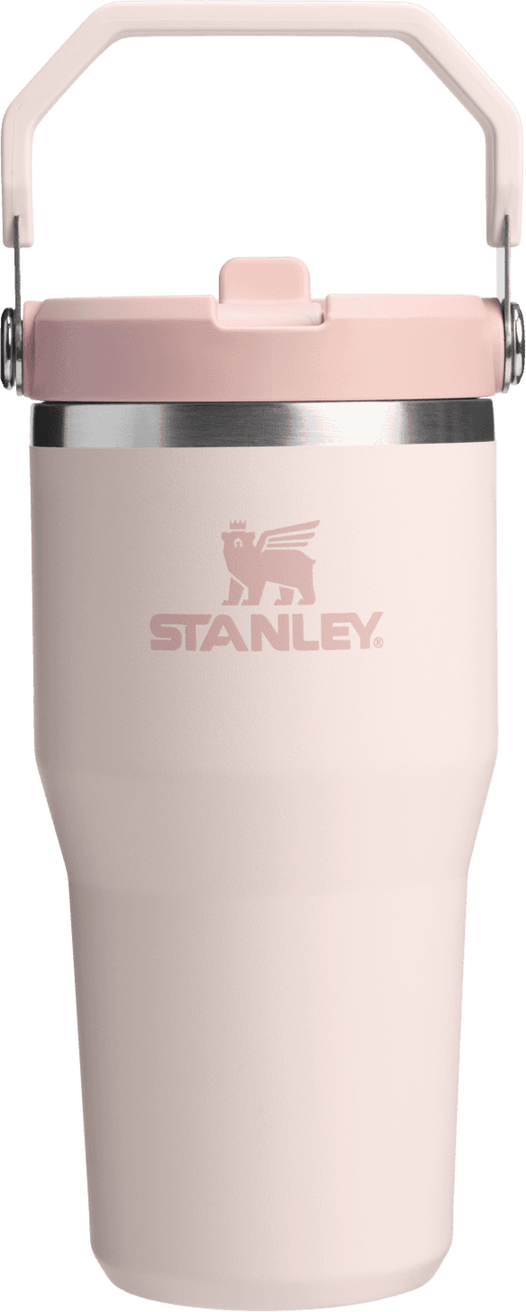 Stanley Iceflow Flip Straw Tumbler Termosflaska 0.6 L Rose Quartz Termosmugg 60cl