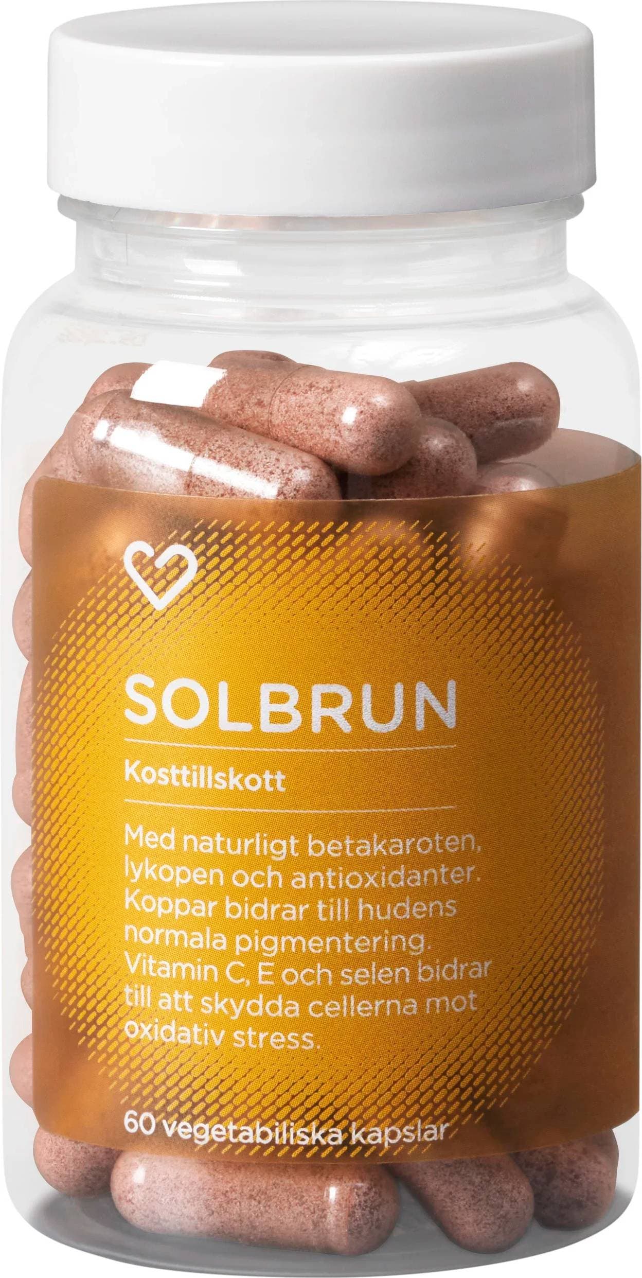 Hjärtats Solbrun Kapsel 60 st